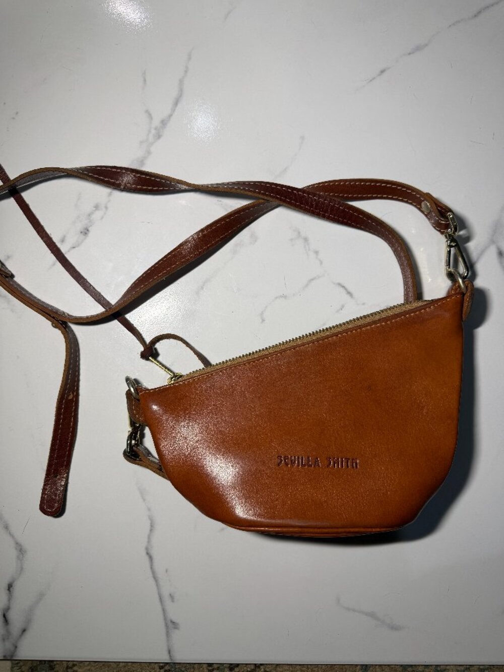 Sevilla Smith Luca Leather Crossbody Purse